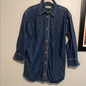 Madewell Denim Shirt Dress M